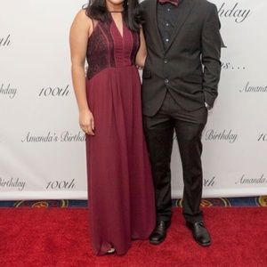 BCBGeneration Merlot Gown Prom Dress